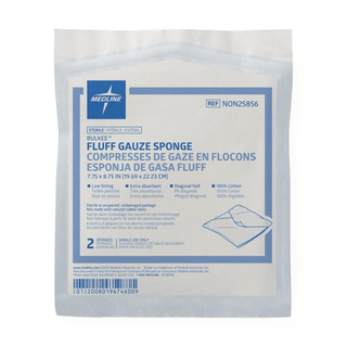 GAUZE SPONGE FLUFF 7.75 X8.75  STRL