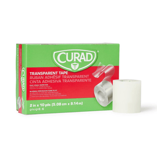 TAPE TRANSPARENT CURAD 2 X10YD LF 60/CS