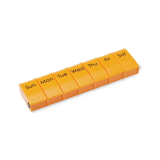 PILL CASE W/ LOCK  ORANGE (1X/DAY) | Quantity - 1x 6 Each / Case