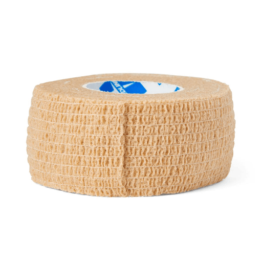 BANDAGE COHESIVE TAN 1X5YD LF NS