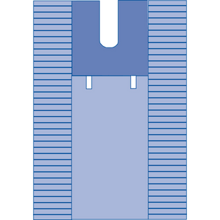 DRAPE SHOULDER BODY SPLIT 50/CS