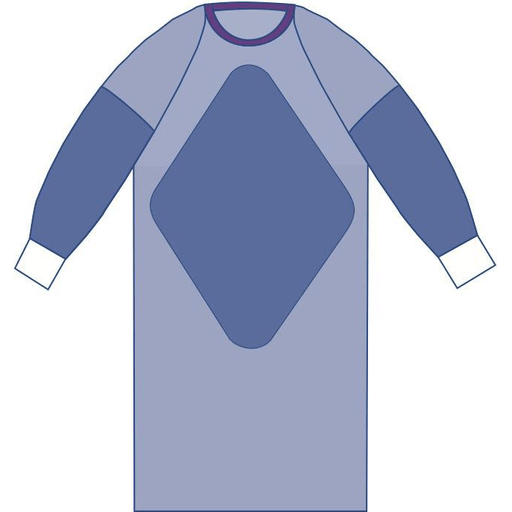 GOWN SIRUS FABRNF XL 100/CS