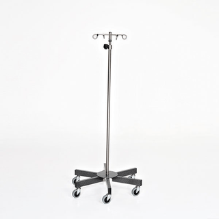 Midcentral Medical MCM-238/239 Stainless Steel IV Pole 6 leg 3" casters | Quantity - 1x EA
