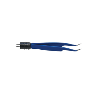 ASPEN SURGICAL AARON DISPOSABLE ACTIVE ELECTRODESForceps, Bipolar, 4.5in, Curved Micro 0.5mm Smooth Tip, Coated Stainless Steel, Thumb Handle, Non-Locking, Non-Sterile | Quantity - 1x EA