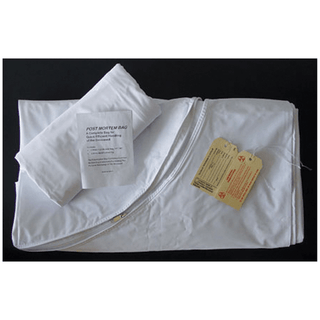 ADI MEDICAL MEDICAL CADAVER BAGS - Post Mortem Bag, Curved Zipper, Adult, 3 Tags, 36" x 90", 10/cs | Quantity - 1x CS