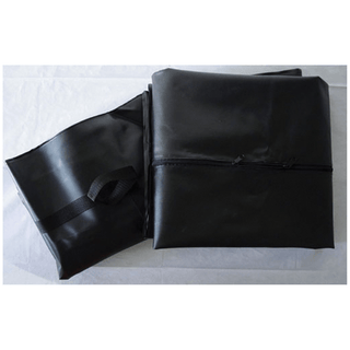 ADI MEDICAL MEDICAL CADAVER BAGS - Black Disaster Bag, Curved Zipper with 6 Handles, 36" x 90", 5/cs | Quantity - 1x CS