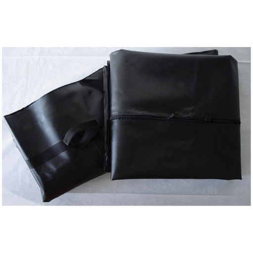 ADI MEDICAL MEDICAL CADAVER BAGS - Black Disaster Bag, Curved Zipper with 6 Handles, 36" x 90", 5/cs | Quantity - 1x CS