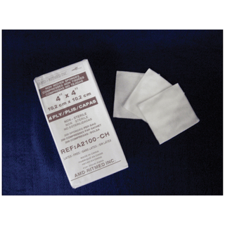 AMD MEDICOM NON-WOVEN DRESSING SPONGES - General Usage, 4" x 4", 4 Ply, Non-Sterile, 200/pk, 10 pk/cs | Quantity - 1x CS