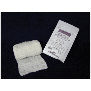 AMD MEDICOM KRIMPED GAUZE BANDAGE ROLLS - Gauze Bandage Roll, 4" x 4.1 yds, Sterile 1s, Soft Pouch, 6-Ply, 100/cs | Quantity - 1x CS