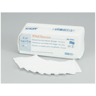 AMD MEDICOM VITAL-GAUZE MULTI-PURPOSE GAUZE SPONGES - Gauze Sponge, 2" x 2", 4-Ply, Non-Sterile, 200/pk, 40 pk/cs | Quantity - 1x CS