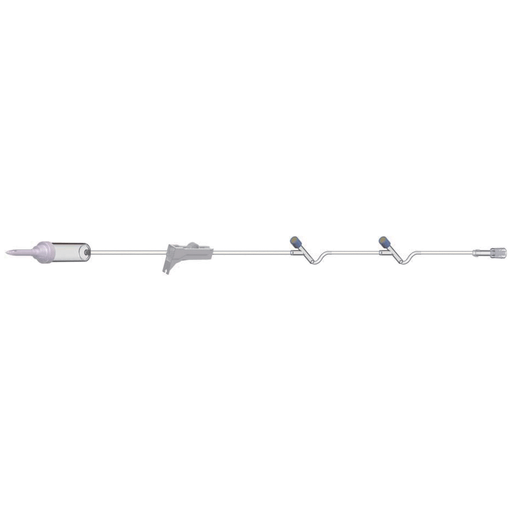 AMSINO AMSAFE IV ADMINISTRATION SETS - IV Admin Set, 15 Drops Per mL, 96" Length, 19 mL Priming Volume, Non-Vented, Roller Clamp, 2 Y Sites, Rotating Male Luer Lock, PE Poly Pouch, 50/cs | Quantity - 1x CS