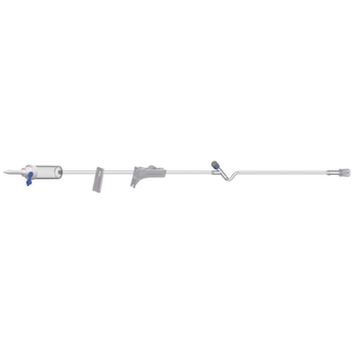 AMSINO AMSAFE IV ADMINISTRATION SETS - IV Admin Set, 15 Drops Per mL, 78" Length, 16 mL Priming Volume, Vented/Non-Vented, 1 Slide Clamp, Roller Clamp, 1 Y Site, Rotating Male Luer Lock, PE Poly Pouch, 50/cs (75 cs/plt) | Quantity - 1x CS