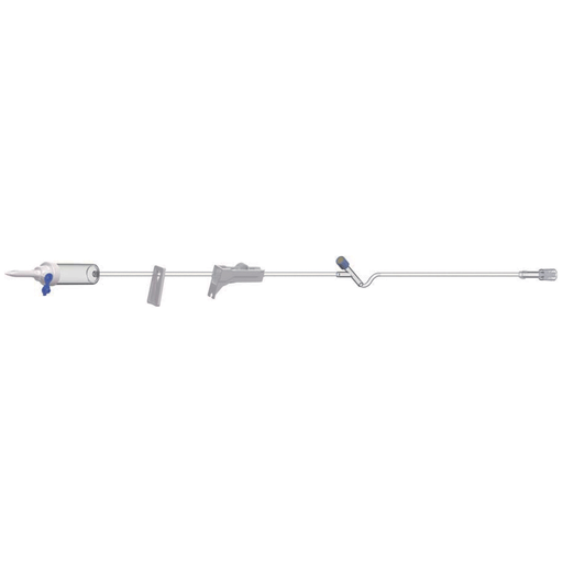 AMSINO AMSAFE IV ADMINISTRATION SETS - IV Admin Set, 15 Drops Per mL, 78" Length, 16 mL Priming Volume, Vented/Non-Vented, 1 Slide Clamp, Roller Clamp, 1 Y Site, Rotating Male Luer Lock, PE Poly Pouch, 50/cs (75 cs/plt) | Quantity - 1x CS