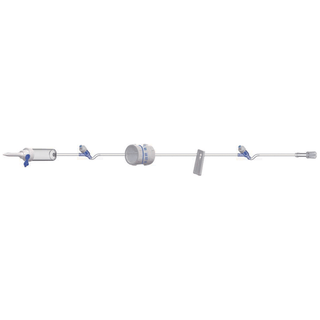 AMSINO FLOWSAFE IV ADMINISTRATION SETS - IV Admin Set, 100", Flow Controller, 2 Needleless Injection Sites, 50/cs | Quantity - 1x CS