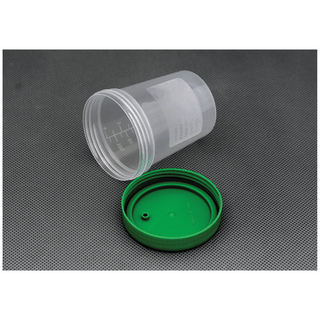 AMSINO URINE SPECIMEN CONTAINERS - Specimen Container, Sterile, 4 oz, Screw On Lid, Individually Packaged in Form Fill Seal Package, 100/cs | Quantity - 1x CS