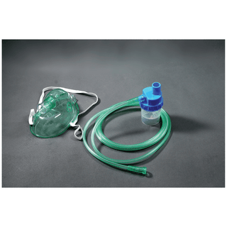 AMSINO AMSURE OXYGEN MASK & TUBING - Oxygen Mask, Non-Rebreather, Pediatric with 7 ft Tubing, Reservoir Bag, 50/cs | Quantity - 1x CS