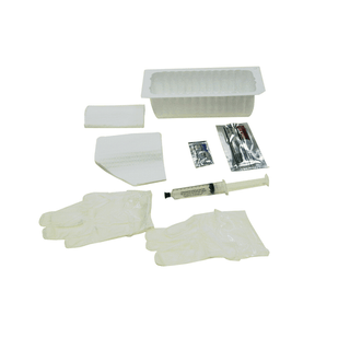 AMSINO AMSURE FOLEY INSERTION TRAY - Foley Insertion Tray, Prefilled 10cc Syringe of Sterile Water, 20/cs (50 cs/plt) | Quantity - 1x CS