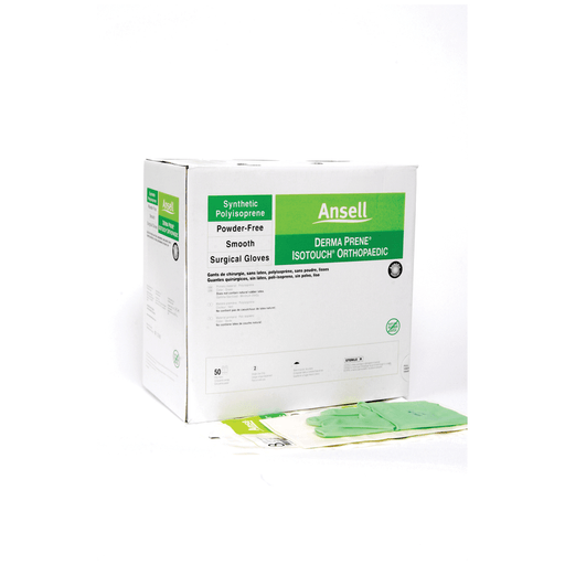 ANSELL GAMMEX NON-LATEX PI ORTHO GLOVES - Orthopaedic Gloves, Size 8, 50 pr/bx, 4 bx/cs (US Only) | Quantity - 1x CS