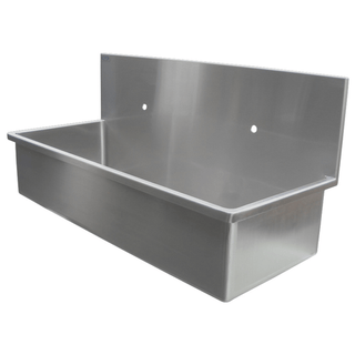 D.R.E. AVANTE DRE SCRUB SINKDOUBLE STATIONDouble Scrub Sink, Stainless Steel Wall Mount, with Rounded Corners and 12"H Backsplash48"L x 19.75"D x 22.56" H (Freight Terms are Prepaid & Add to Invoice-Contact Vendor for Specifics) | Quantity - 1x EA