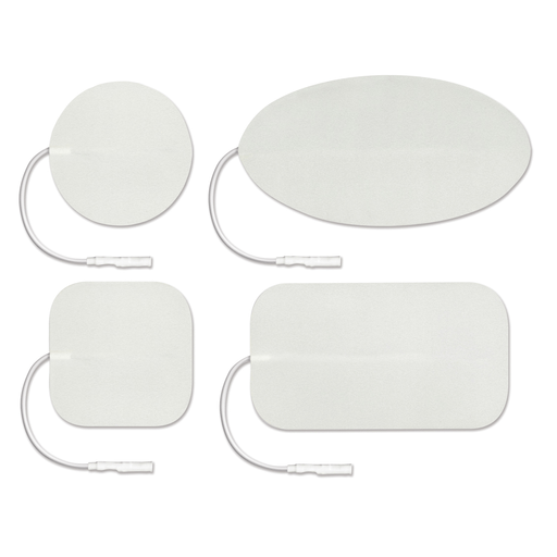 AXELGAARD VALUTRODE FOAM ELECTRODES - ValuTrode Foam Electrode, White Foam Top, 2" Round, 4/pk, 10 pk/bg, 1 bg/cs (090165) | Quantity - 1x CS