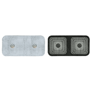 AXELGAARD ULTRASTIM SNAP ELECTRODES - Electrode, 2" x 4" Rectangle, Dual Snap, 2/pk, 10 pk/bg, 1 bg/cs | Quantity - 1x CS