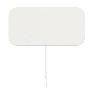 AXELGAARD VALUTRODE X FOAM ELECTRODES - ValuTrode X Electrode, White Foam Top, 2" x 4" Rectangle, 4/pk, 10 pk/bg, 1 bg/cs (091950) | Quantity - 1x CS