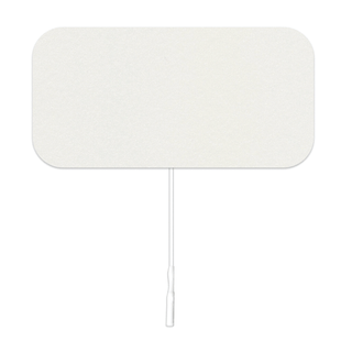 AXELGAARD VALUTRODE X FOAM ELECTRODES - ValuTrode X Electrode, White Foam Top, 2" x 4" Rectangle, 4/pk, 10 pk/bg, 1 bg/cs (091950) | Quantity - 1x CS