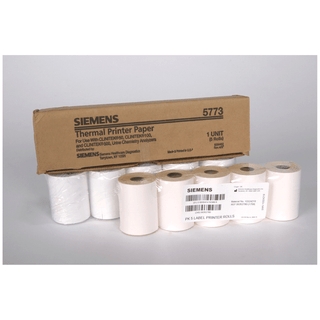 SIEMENS CLINITEK URINE CHEMISTRY ANALYZER - Accessories: Label Printer Paper for the STATUS, 5/pk (10324219) (US Only) | Quantity - 1x PK