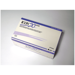 HEMOCUE ICON 20 HCG - Each Test Kit Contains: 25 Test Devices, 25 Disposable Sample Droppers, 1 Product Instruction & 1 Procedure Card (Minimum Expiry Lead is 90 days) (Item is Non-Returnable) (US & Canada Only) | Quantity - 1x KT