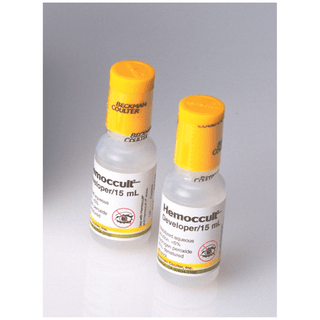 HEMOCUE HEMOCCULT DEVELOPER - 15mL Bottles of Developer, 20/bx (Minimum Expiry Lead is 90 days) (Item is Non-Returnable) (Continental US Only) (Item is considered HAZMAT and cannot ship via Air or to AK, GU, HI, PR, VI) | Quantity - 1x BX