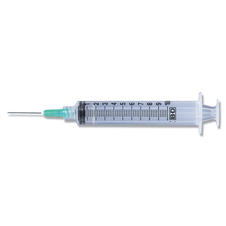 BD 10 ML SYRINGES & NEEDLES - Syringe/ Needle Combination, 10mL, Luer-Lok Tipp, 21G x 1", 100/bx, 4 bx/cs (Continental US Only) (Drop Ship Requires Pre-Approval) (Item on Manufacturer Allocation - Inventory Limited when Available) | Quantity - 1x CS