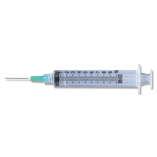 BD 10 ML SYRINGES & NEEDLES - Syringe/ Needle Combination, 10mL, Luer-Lok Tipp, 21G x 1", 100/bx, 4 bx/cs (Continental US Only) (Drop Ship Requires Pre-Approval) (Item on Manufacturer Allocation - Inventory Limited when Available) | Quantity - 1x CS