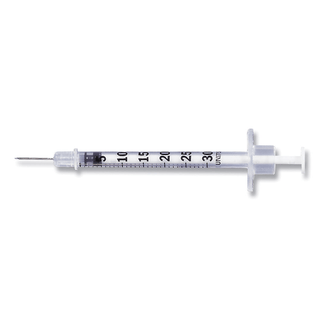 EMBECTA INSULIN SYRINGES & NEEDLES - Insulin Syringe w/ Ultra-Fine Needle, 31G x 5/16", 0.3mL,  Unit, 100/bx, 5 bx/cs (Continental US Only) (Drop Ship Requires Pre-Approval) | Quantity - 1x CS