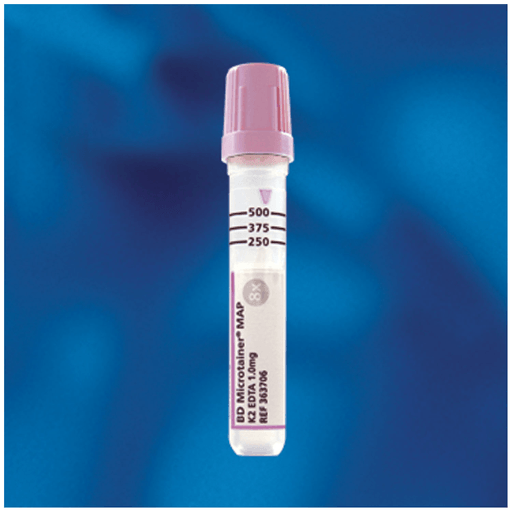 BD MICROTAINER BLOOD COLLECTION TUBES - MAP Microtube For Automated Process with K2EDTA 1.0mg, BD Microgard Closure, 50/bx (Continental US Only) (Drop Ship Requires Pre-Approval) | Quantity - 1x BX