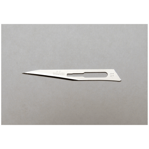 ASPEN SURGICAL BARD-PARKER SAFETYLOCK CARBON STEEL BLADES WITH RIB-BACK DESIGN - SafetyLock Carbon Steel Blade, #11, 50/bx, 3 bx/cs  | Quantity - 1x CS