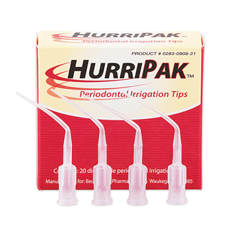 BEUTLICH HURRIPAK PERIODONTAL IRRIGATION TIPS - HurriPAK Periodontal Irrigation Tips, Disposable, 20/bx (US Only)  | Quantity - 1x BX