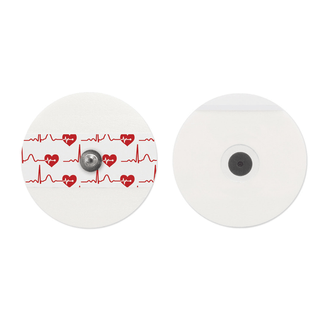 BIO PROTECH TELECTRODE ECG ELECTRODES - Electrode, Cloth, Adult, Round, 55mm, General Purpose, Stress & Holter, 50/pch, 20 pch/bx (24 bx/plt) (091959) | Quantity - 1x BX