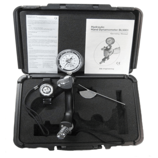 B&L ENGINEERING HAND EVALUATION KITS - 3-Piece Hand Evaluation Kit Includes: (1) BL5001 Dynamometer, (1) PG-30 Pinch Gauge, 5" Stainless Steel Finger Goniometer & Plastic Case (060782) | Quantity - 1x EA