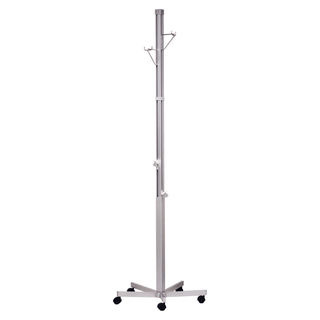 BLICKMAN IV STANDS - IV Stand, 2 Hook w/Thumb Operated Slide Lock w/5 Leg Base (DROP SHIP ONLY) | Quantity - 1x EA