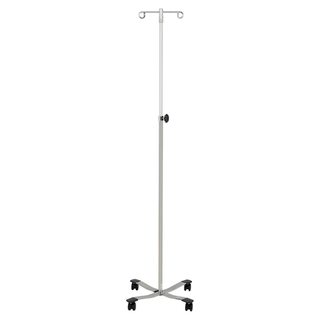 BLICKMAN IV STANDS - IV Stand, 2 Hook w/Thumb Operated Slide Lock w/5 Leg Base (DROP SHIP ONLY) | Quantity - 1x EA