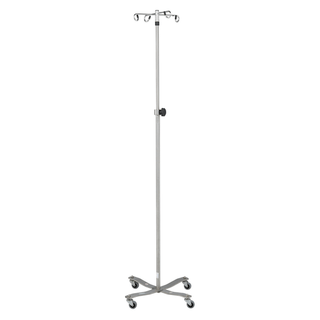 BLICKMAN IV STANDS - IV Stand, 2 Hook w/Thumb Operated Slide Lock w/5 Leg Base (DROP SHIP ONLY) | Quantity - 1x EA