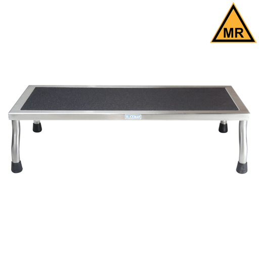 BLICKMAN STOOLS - Step Stool 1260, Stainless Steel w/Handrail (DROP SHIP ONLY) | Quantity - 1x EA