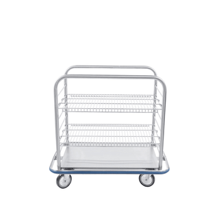 BLICKMAN CASE CARTS - Ultra Space Saver Case Cart 42"W x 55 1/2"H x 29"D, (2) Stainless Steel Wire Pullout Shelves, (1) Door (DROP SHIP ONLY) | Quantity - 1x EA