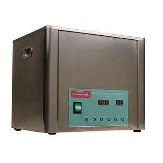 BRANDMAX TRI-CLEAN  ULTRASONIC CLEANERS - Ultrasonic Cleaner with Heat, 10 Liter, Capacity: 10L/2.64 Gal, Includes Stainless Steel Hanging Basket | Quantity - 1x EA