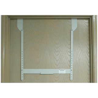 MARKETLAB BOWMAN ACCESSORIESFire Door Hanger For Protection Organizers, Holds Protection Organizers at Adjustable Heights, Attaches at Top of Fire Door, 22G Quartz Powder Coated Metal, 26 1/8"W x 29"H x 2 15/16"D (Made in USA) | Quantity - 1x EA