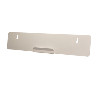 MARKETLAB BOWMAN ACCESSORIES - J-Hook Hanger, Glass, Double-Sided Semi-Permanent Tape, 22G Quartz Powder Coated Metal, 22" x 4" x " (Made in USA) | Quantity - 1x EA