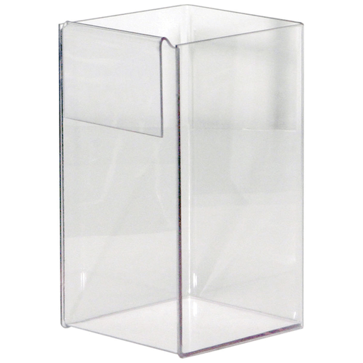 MARKETLAB BOWMAN PROTECTION ORGANIZER - Storage Caddy, Clip-On, Holds A Variety Of Medical Supplies, Clips to the Side of Protection Organizers Greater Than 4" Deep, Clear PETG Plastic, 4 13/16"W x 8 1/8"H x 5 1/16"D (Made in USA) | Quantity - 1x EA
