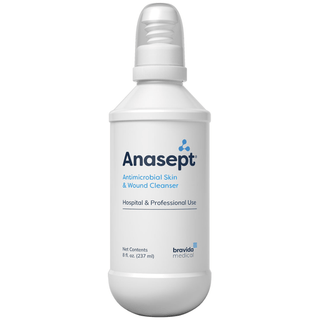 BRAVIDA MEDICAL ANASEPT SKIN & WOUND - Anasept Antimicrobial Skin & Wound Cleanser, 8oz, Finger Sprayer, 12/cs (234 cs/plt) | Quantity - 1x CS