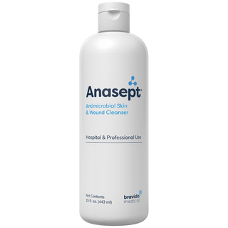 BRAVIDA MEDICAL ANASEPT SKIN & WOUND - Anasept Antimicrobial Skin & Wound Cleanser, 15oz, Dispensing Cap, 12/cs (132 cs/plt) | Quantity - 1x CS