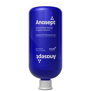 BRAVIDA MEDICAL ANASEPT SKIN & WOUNDAnasept Antimicrobial Skin & Wound Irrigation Solution, 16 oz, Spikeable Cap, 12/cs (136 cs/plt) | Quantity - 1x CS
